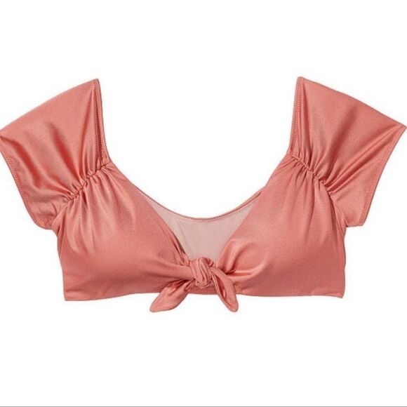 Victoria’s Secret Swim Twist off Shoulder Short-sleeve Bikini Top & Bottoms Set - Picture 5 of 5